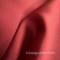 Tessuto poliestere di colore rosso puro per indumenti